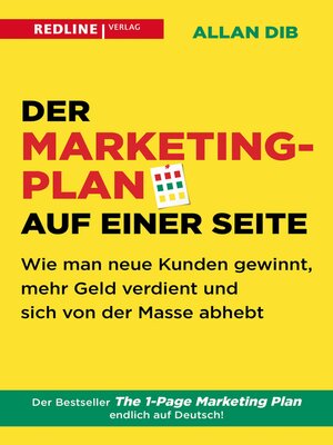 cover image of Der Marketingplan auf einer Seite
